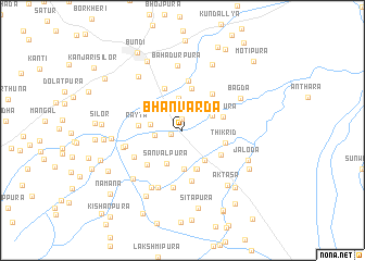 map of Bhanvarda