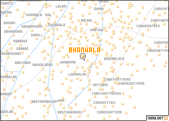 map of Bhanwala