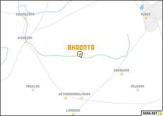 map of Bhaonta