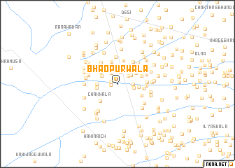 map of Bhāopurwāla