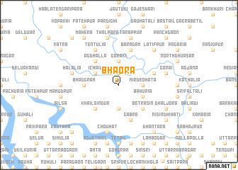 map of Bhāora