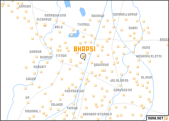 map of Bhāpsi