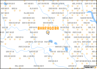 map of Bharādoba