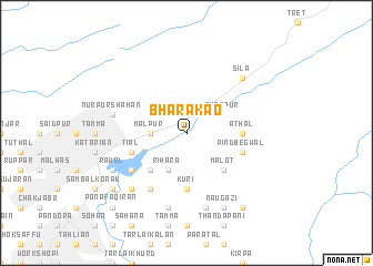 map of Bhārākāo