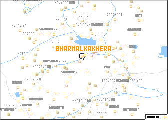 map of Bhārmal ka Khera