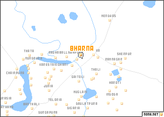 map of Bharna