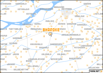 map of Bharoke