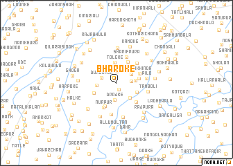 map of Bharoke