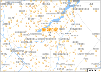 map of Bharoke