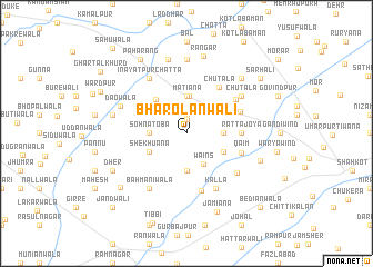 map of Bharolānwāli