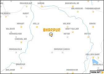 map of Bharpur