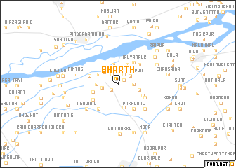 map of Bharth