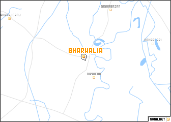 map of Bharwaliā