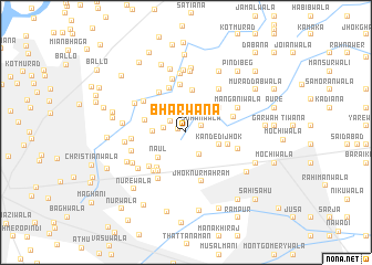 map of Bharwāna