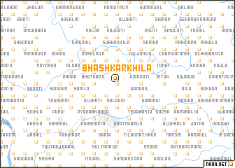 map of Bhāshkarkhila