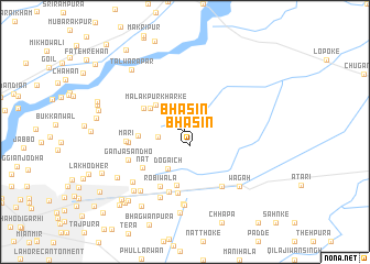 map of Bhasīn