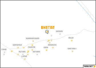 map of Bhatar