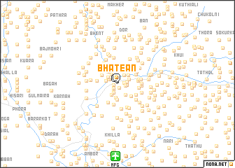 map of Bhateān