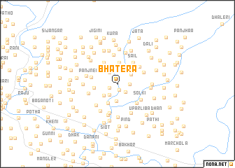 map of Bhatera