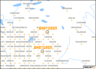 map of Bhatgaon