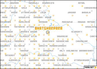 map of Bhātgharpāra