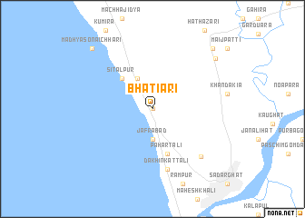 map of Bhātiāri