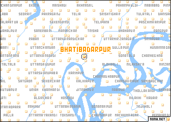 map of Bhāti Badarpur