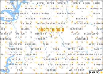 map of Bhāti Chināia