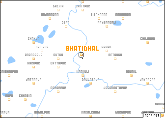 map of Bhātidhāl