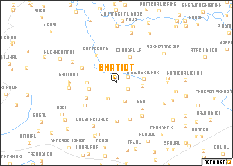 map of Bhātiot