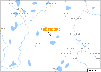 map of Bhātipāra