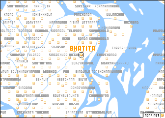 map of Bhātita