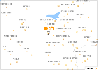 map of Bhati