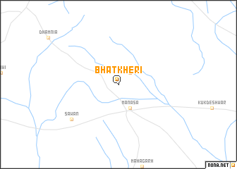 map of Bhātkheri