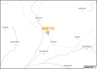 map of Bhātki