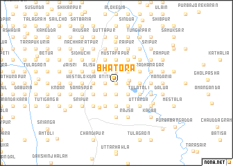 map of Bhātora