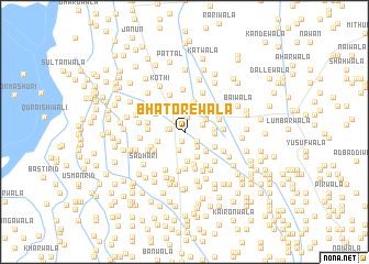 map of Bhatorewāla