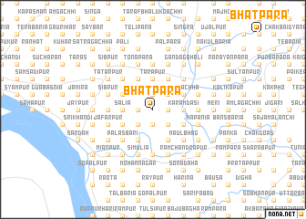 map of Bhātpāra