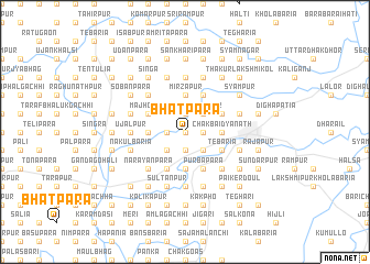 map of Bhātpāra