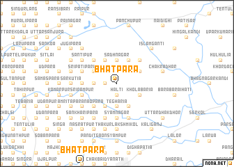 map of Bhātpāra