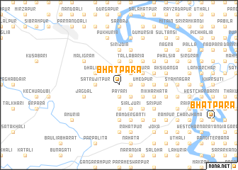 map of Bhātpāra