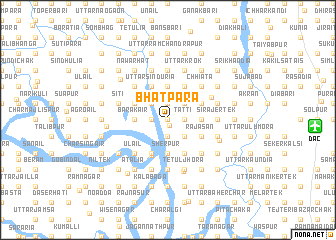 map of Bhātpāra