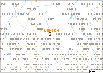 map of Bhātra