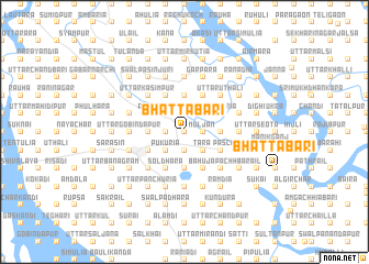 map of Bhattabāri