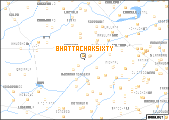 map of Bhatta Chak Sixty