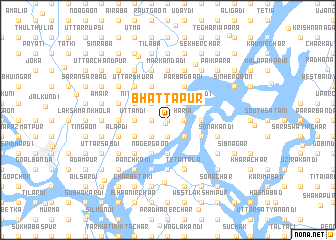 map of Bhattapur