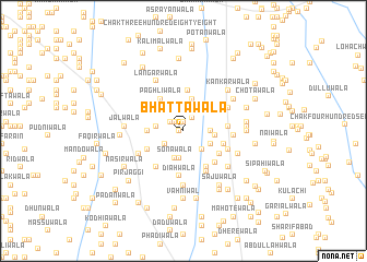 map of Bhattawāla