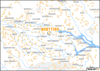 map of Bhattiān