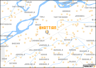 map of Bhattiān