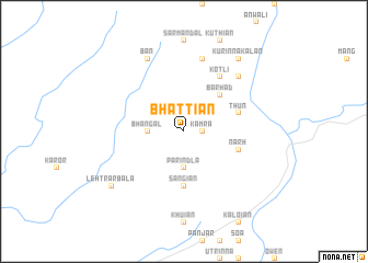 map of Bhattiān